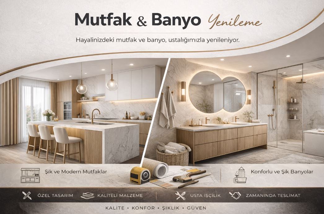 Mutfak ve Banyo Yenileme (Renovasyon)
